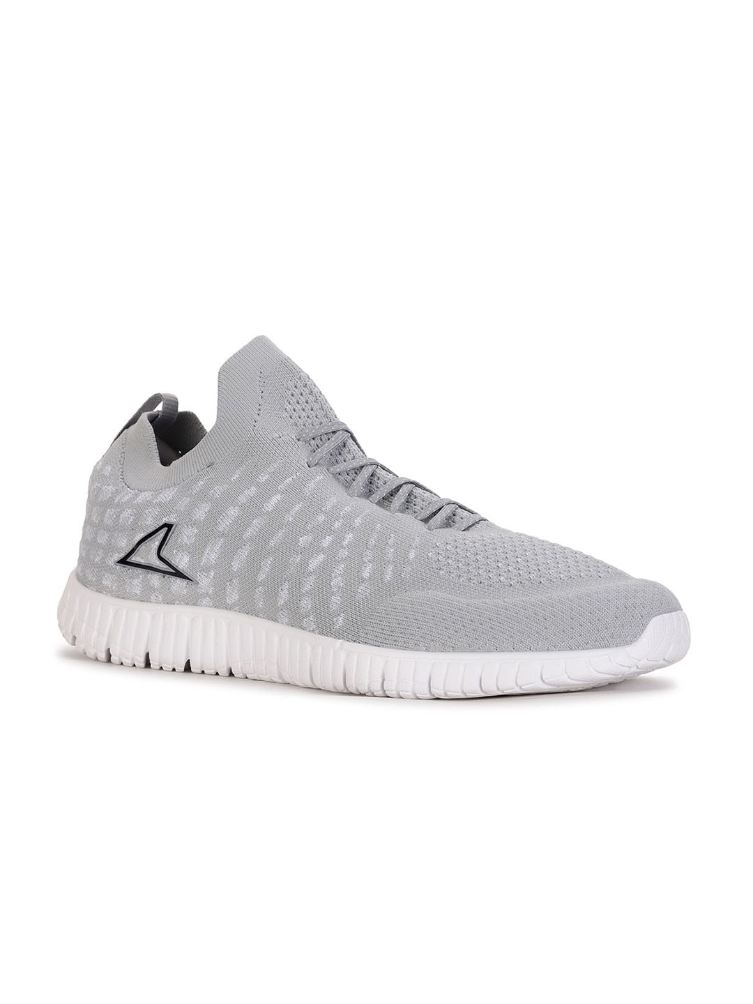 

Power Men Grey Textile Running Non-Marking Shoes
