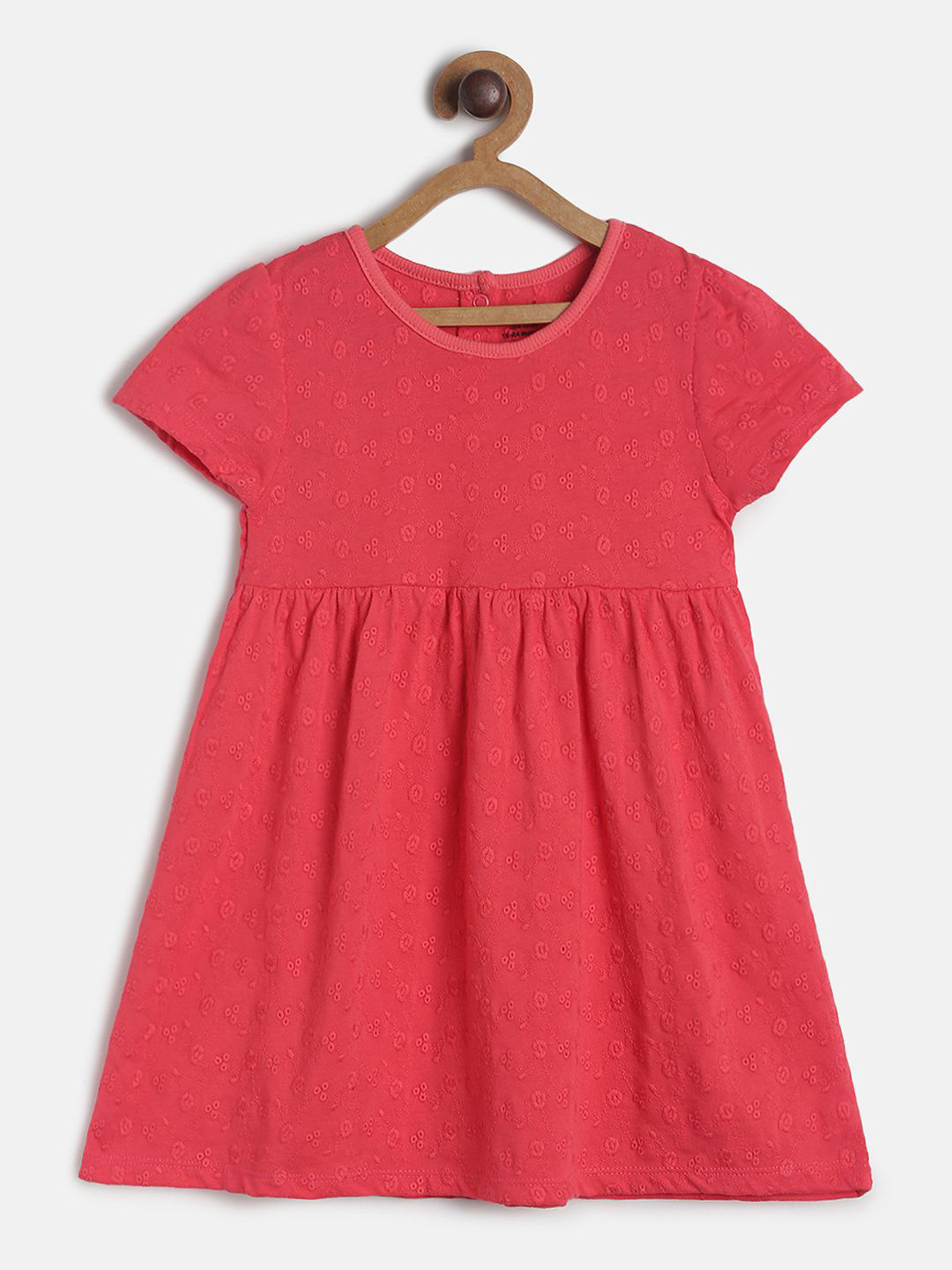 

MINI KLUB Kids-Girls Red Flared Dress