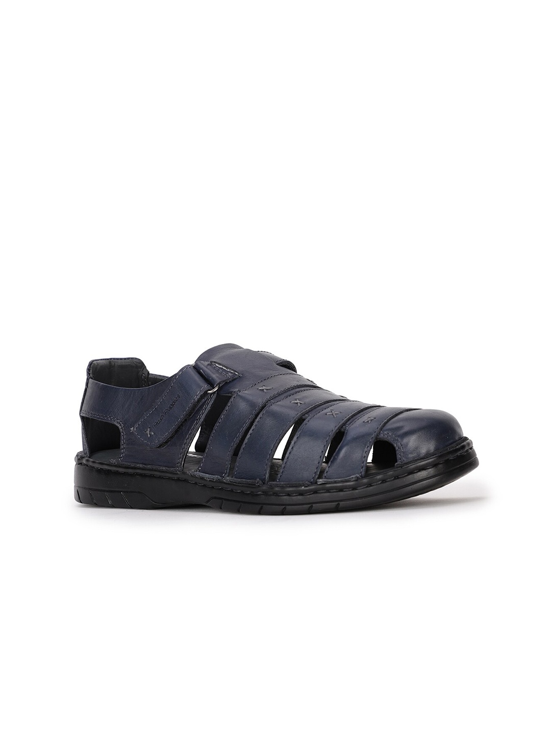 

Hush Puppies Men Navy Blue Leather Fisherman Sandals