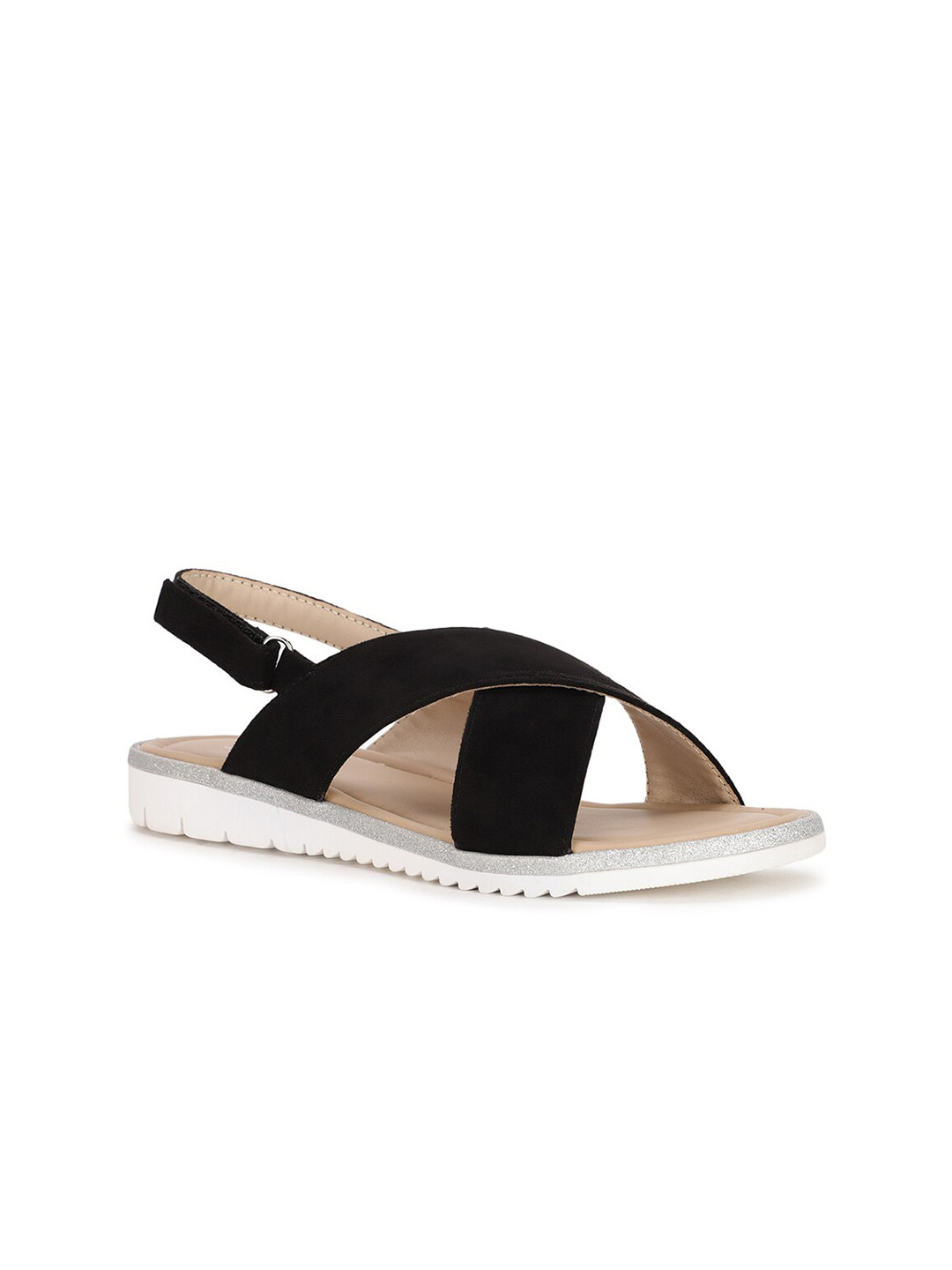 

Bata Girls Black Open Toe Flats