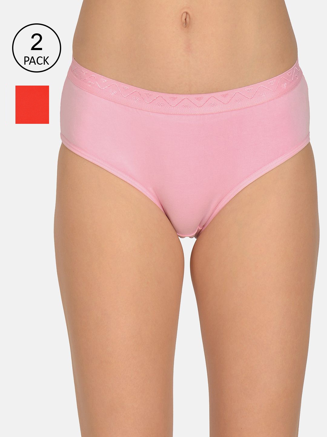 

mod & shy Women Pack Of 2 Assorted Hipster Briefs MU137138