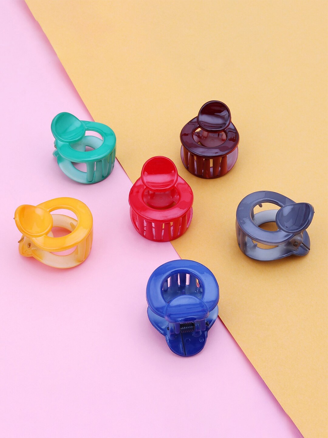 

Sukkhi Women Set of 6 Claw Clips, Blue
