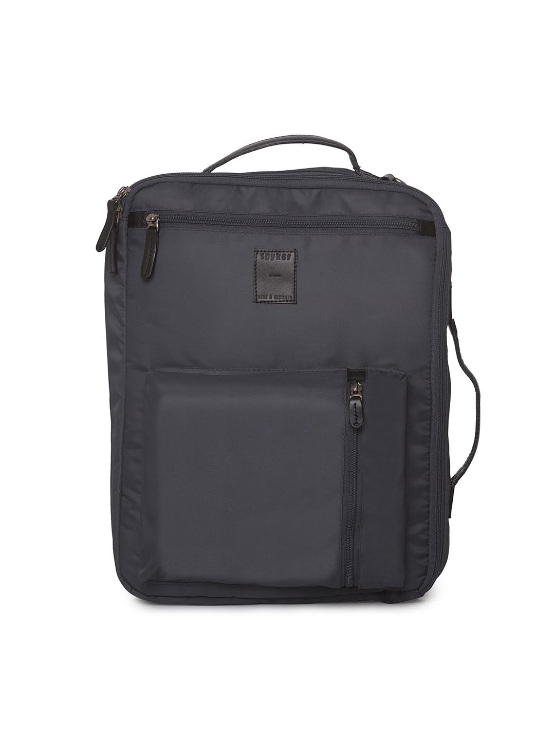 

SPYKAR Men Charcoal Grey Backpack