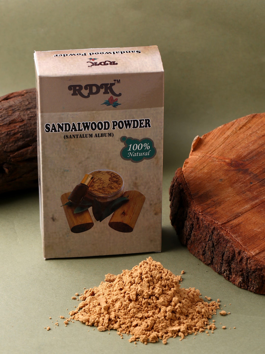 

RDK Sandalwood Powder For Skin & Hair, Beige