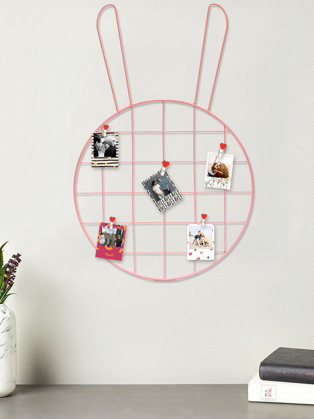 

Art Street Pink DIY Metal Wall Photo Grid