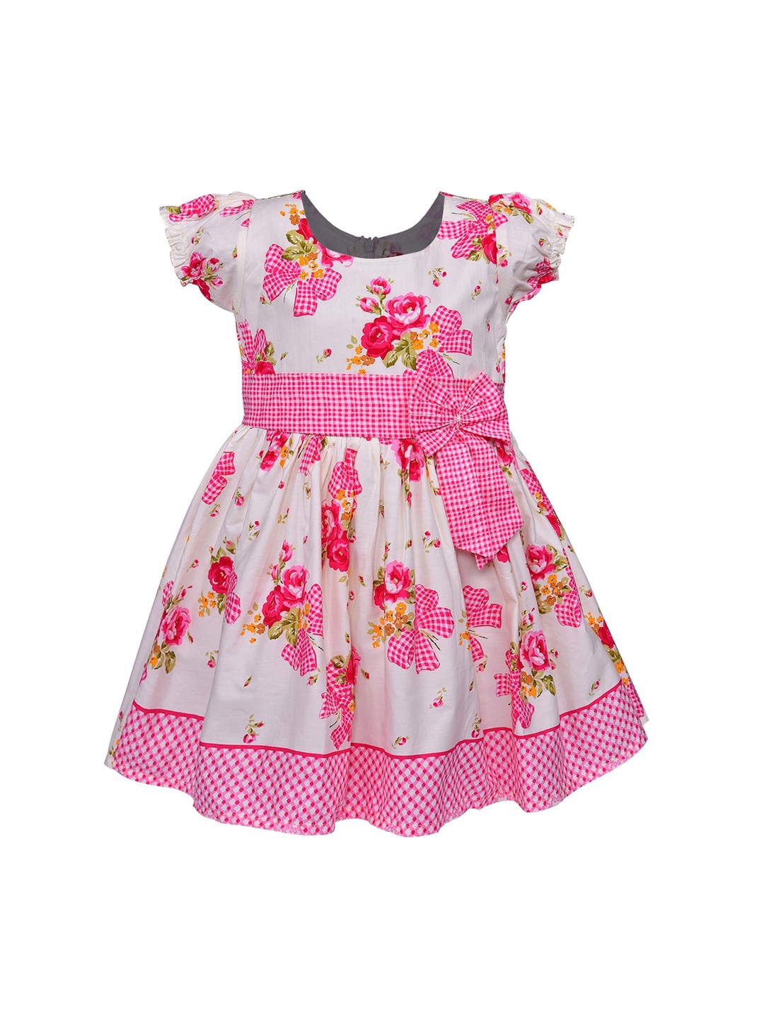 

Wish Karo Pink & White Floral Dress