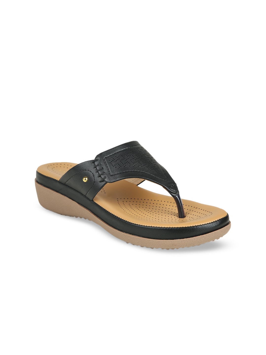 

VALIOSAA Black Comfort Sandals