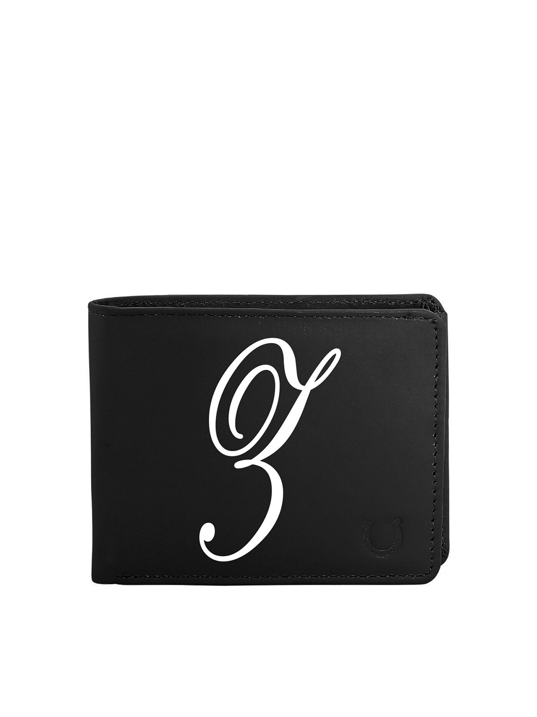 

Blacksmith Men Black & White Graphic Printed PU Two Fold Wallet with SD Card Holder