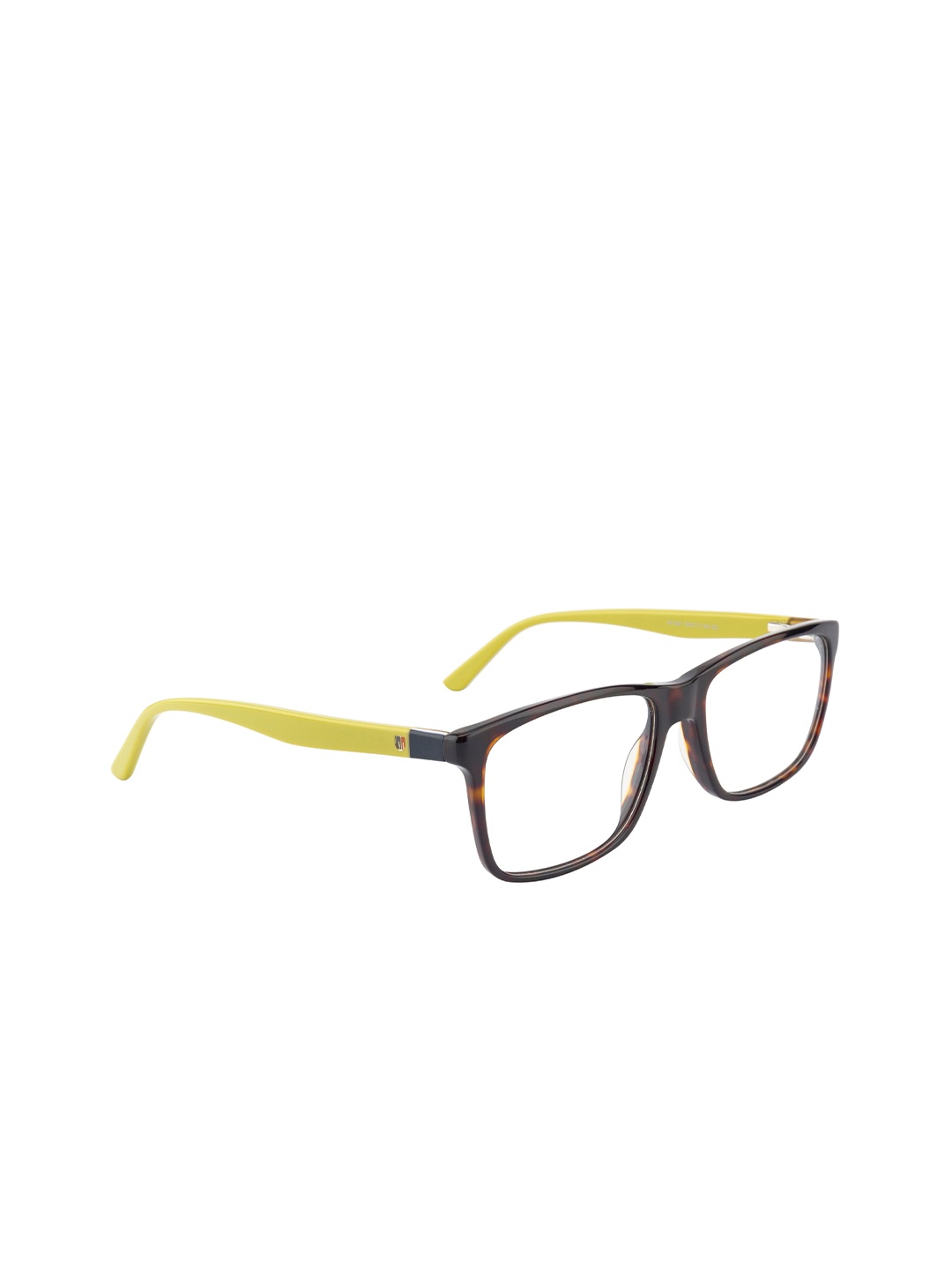 

Ted Smith Unisex Green & Brown Full Rim Wayfarer Frames