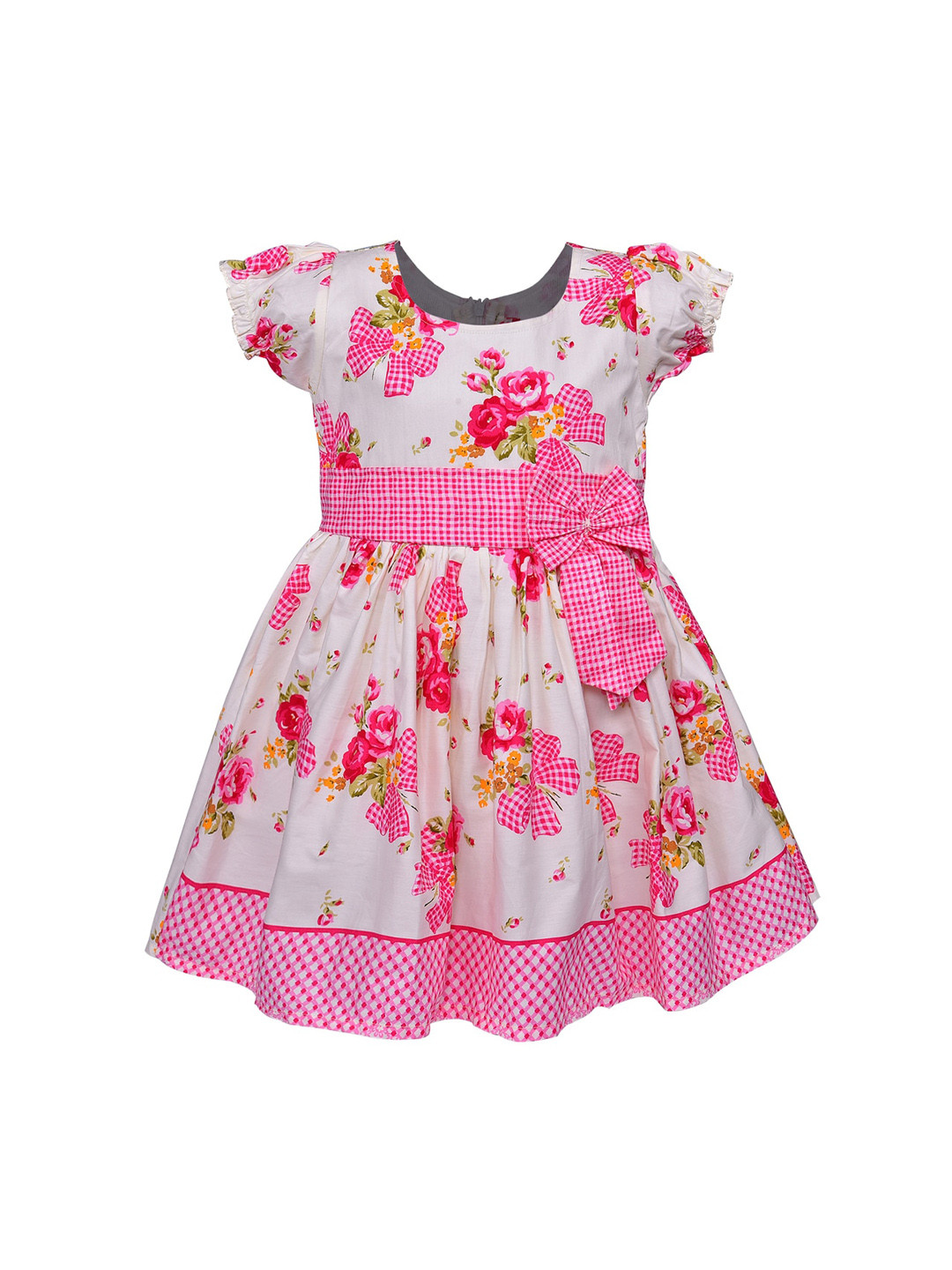 

Wish Karo Pink & White Floral Dress
