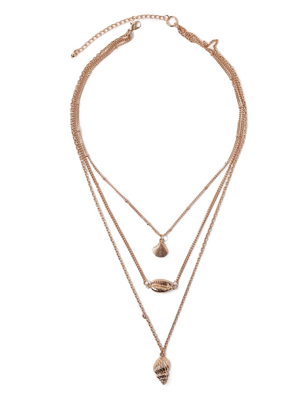 

FOREVER 21 Gold Toned Layered Necklace