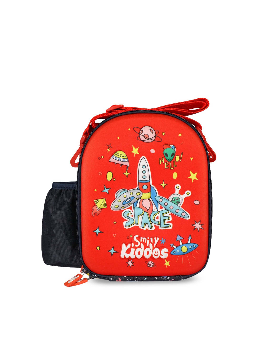 

Smily Kiddos Kids Orange & Blue Printed Lunch Bag