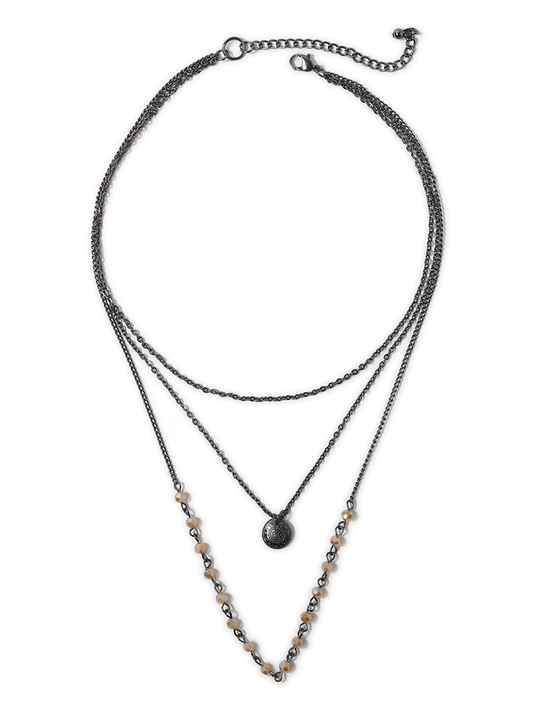 

FOREVER 21 Silver Layered Chain
