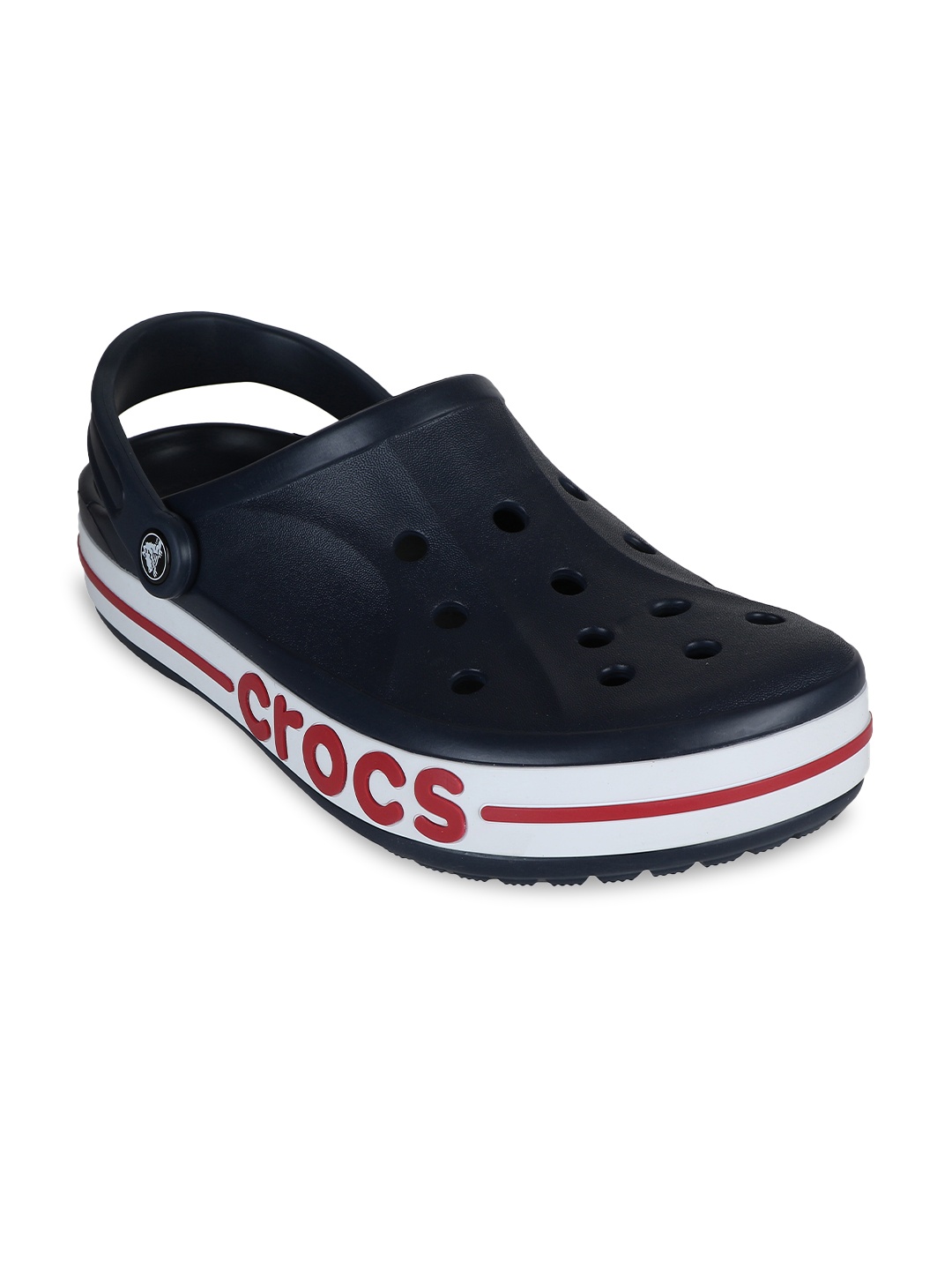 

Crocs Unisex Navy Blue & White Croslite Clogs