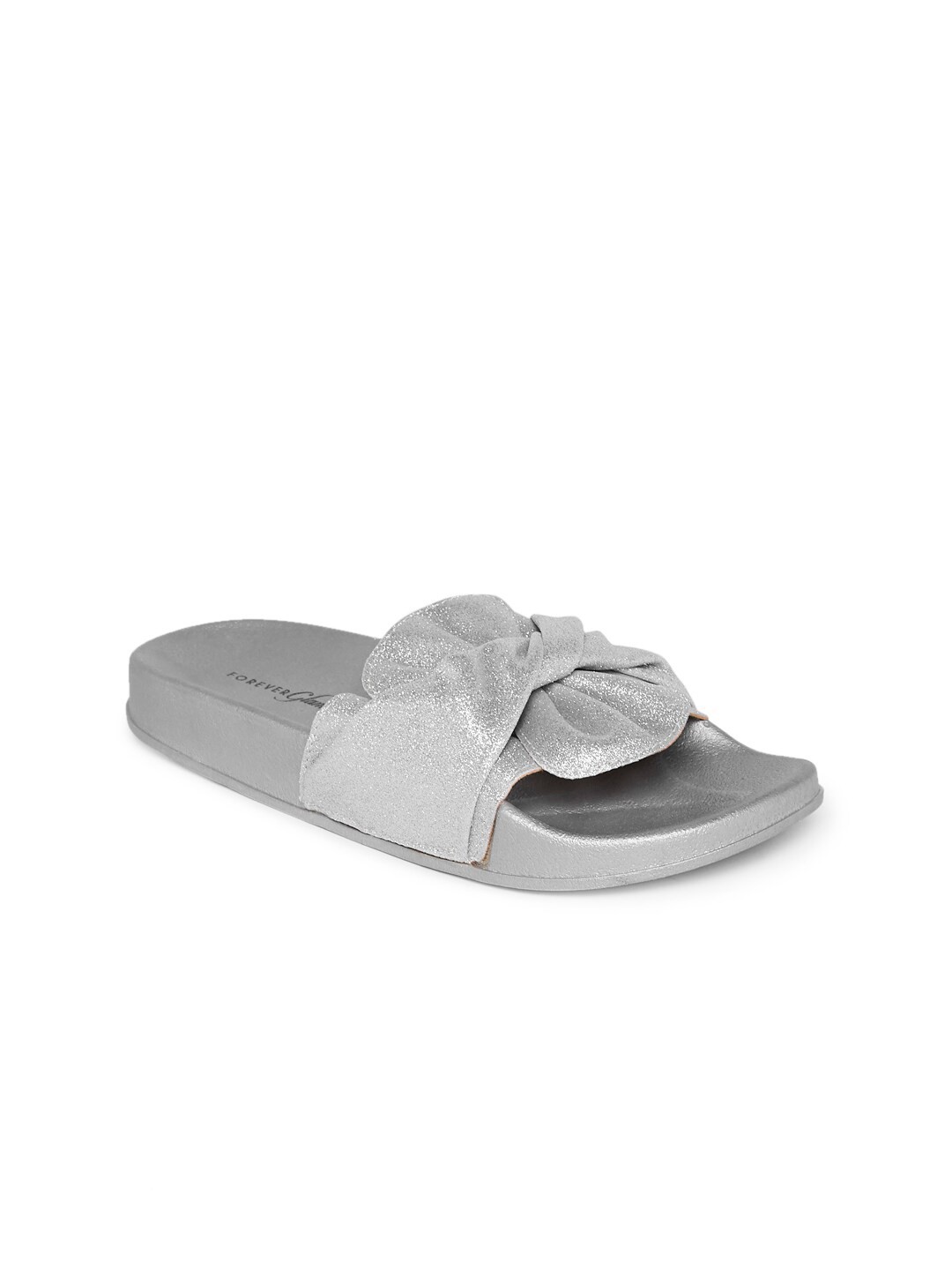 

Forever Glam by Pantaloons Women Silver Sliders