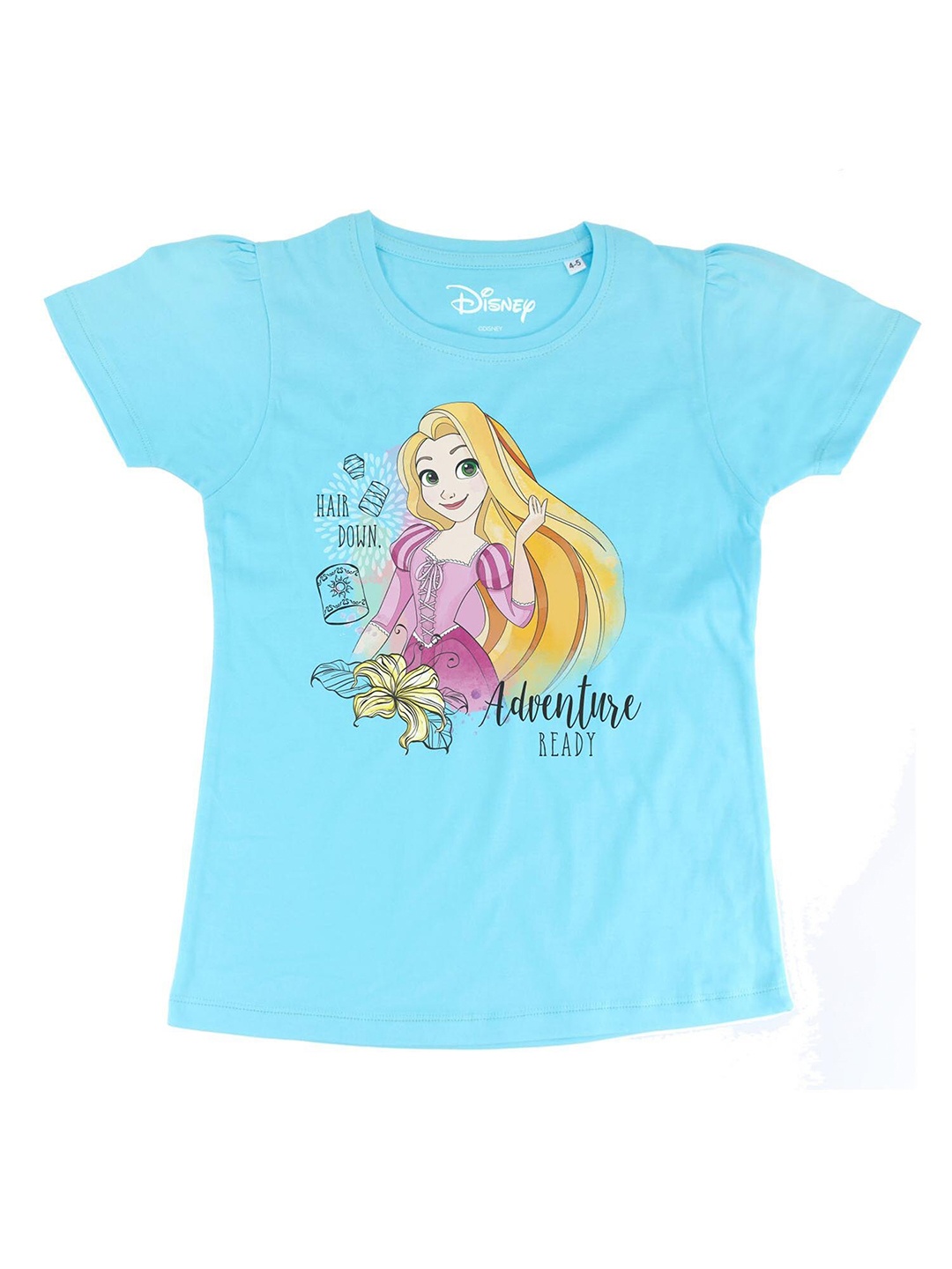 

Disney by Wear Your Mind Blue Disney Princess Printed Regular Top