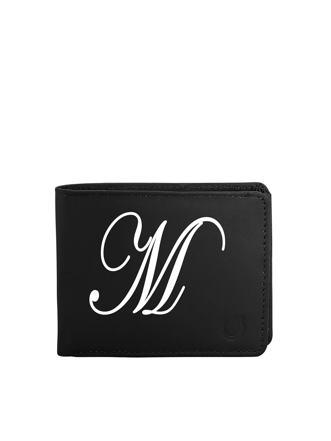 

Blacksmith Men Black & White Typography Printed Two Fold Wallet with SD Card Holder