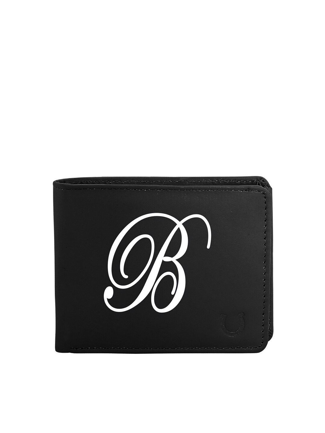 

Blacksmith Men Black & White Graphic Printed PU Two Fold Wallet with SD Card Holder