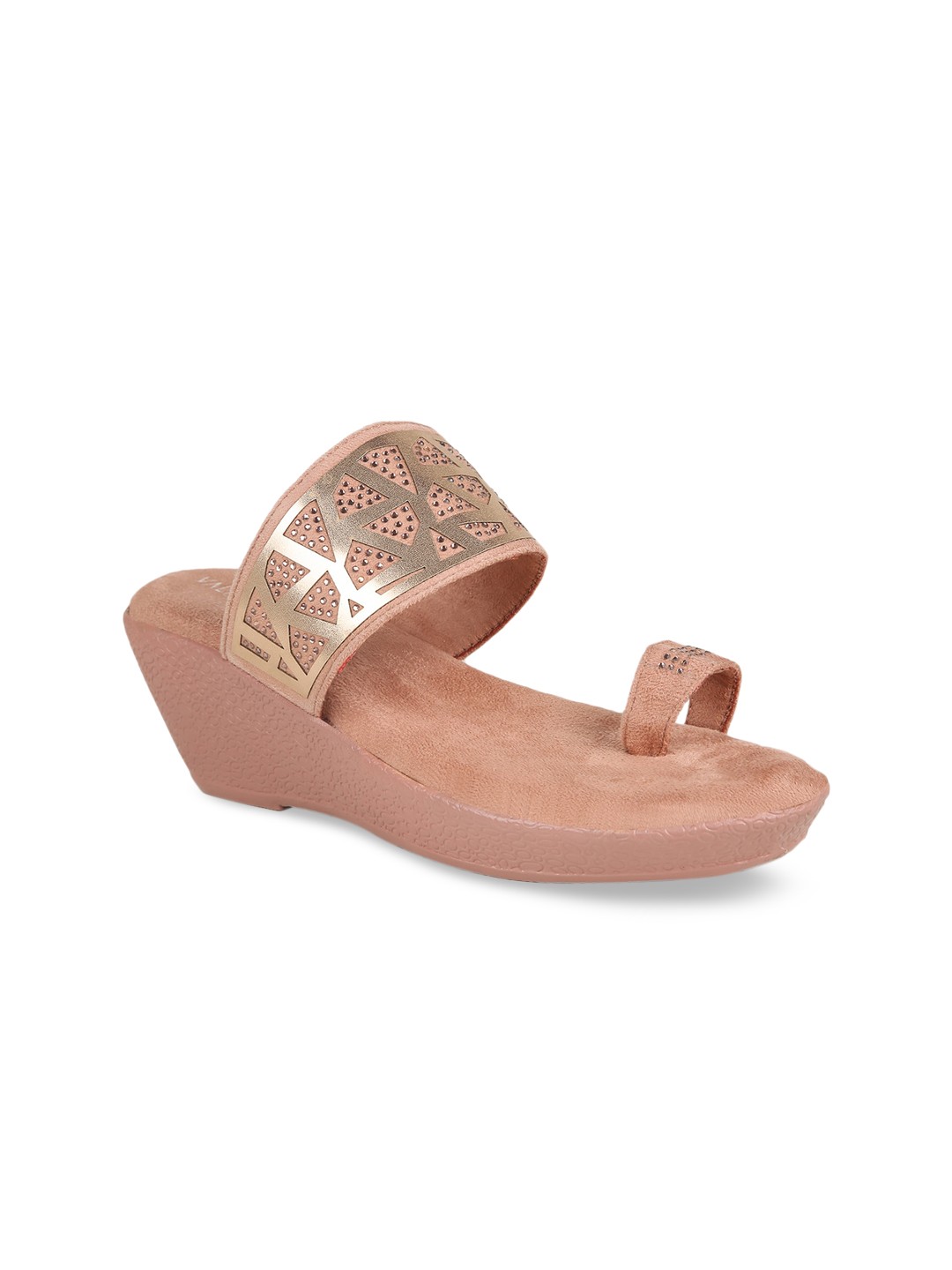 

VALIOSAA Pink Wedge Sandals