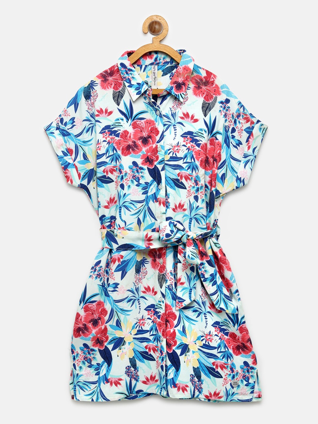 

Pepe Jeans Multicoloured Floral A-Line Dress, Multi