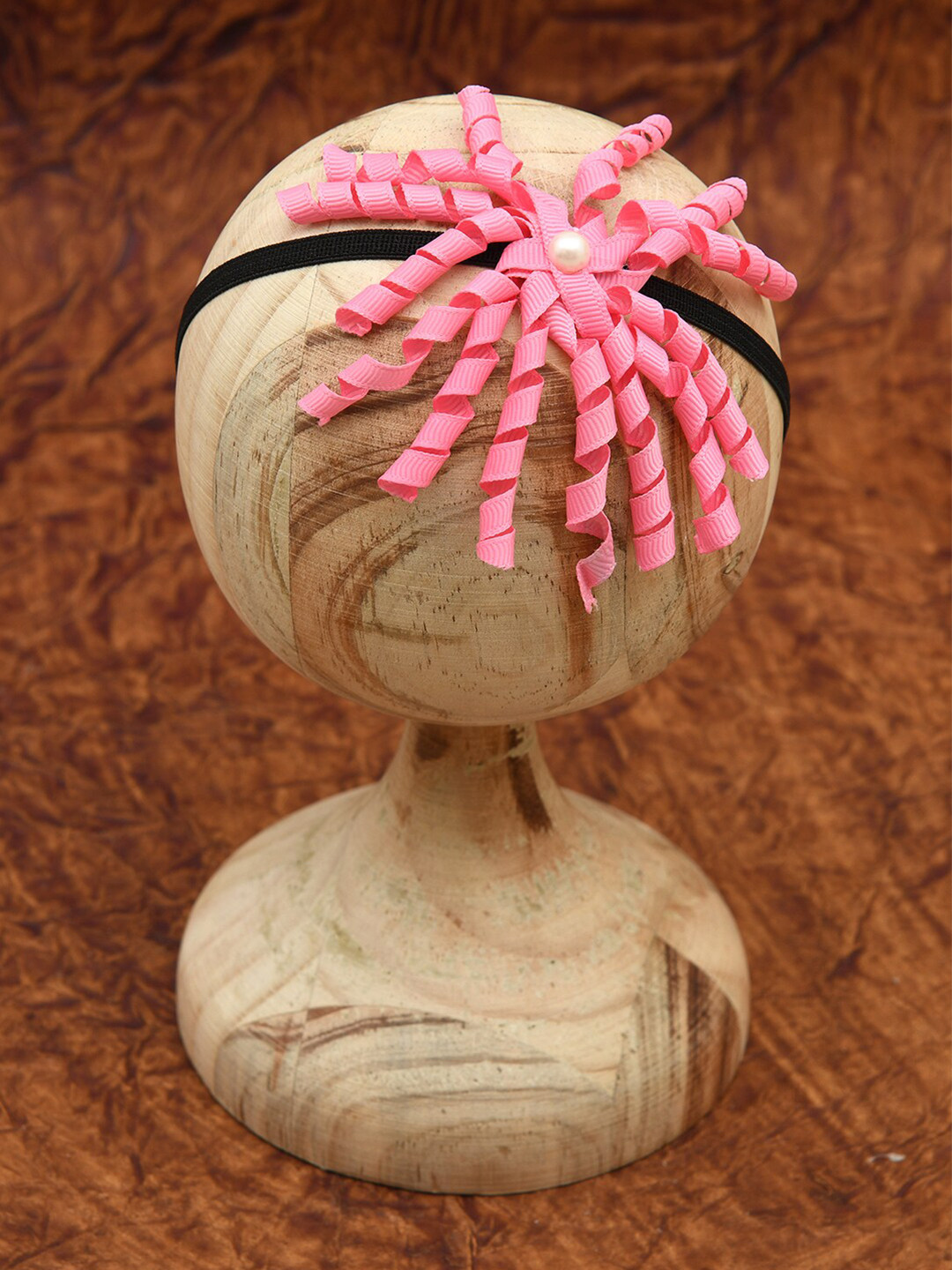 

FUNKRAFTS Girls Set of 3 Embellished Hairband, Pink