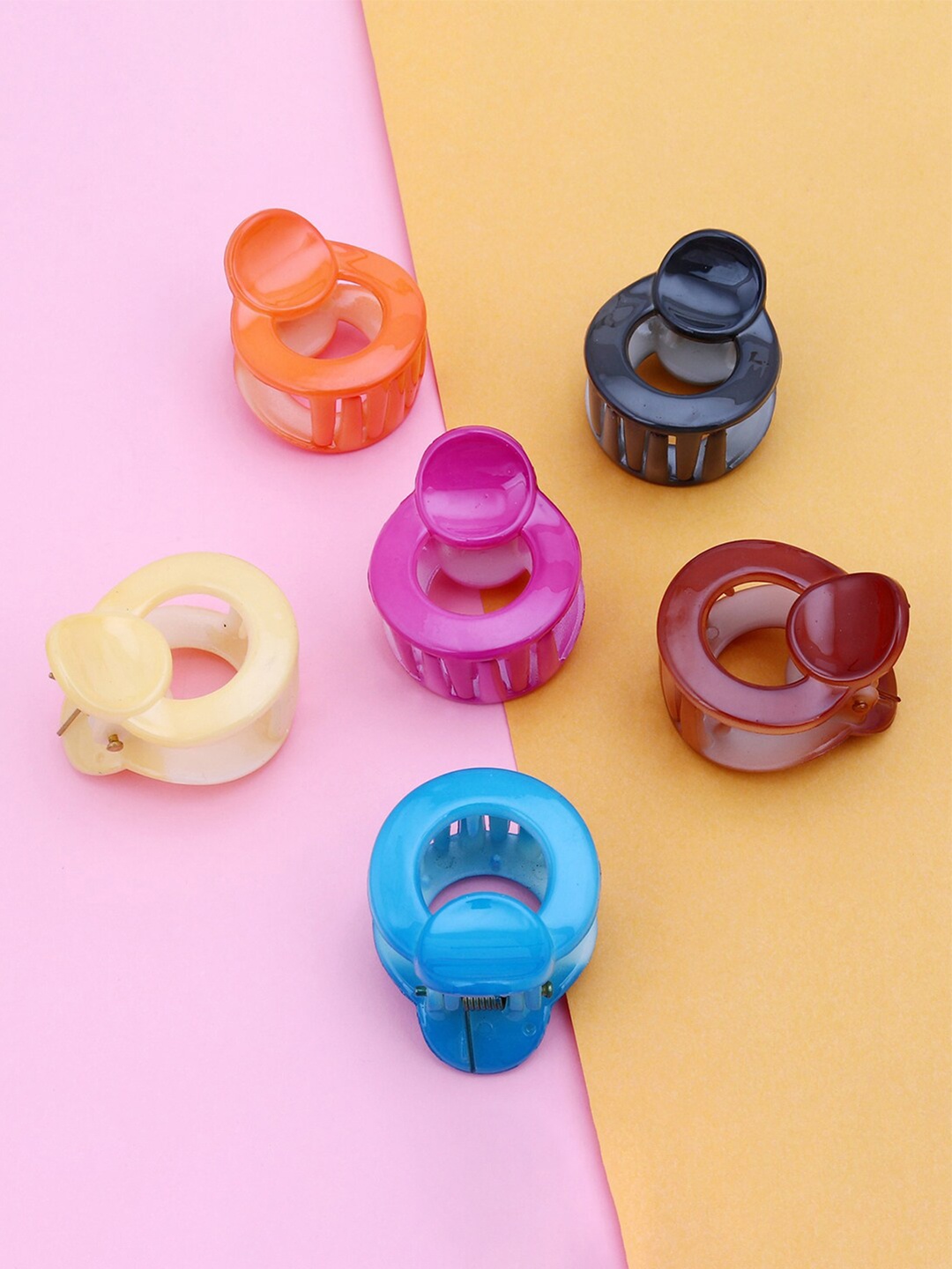 

Sukkhi Women Multi Set of 6 Claw Clip