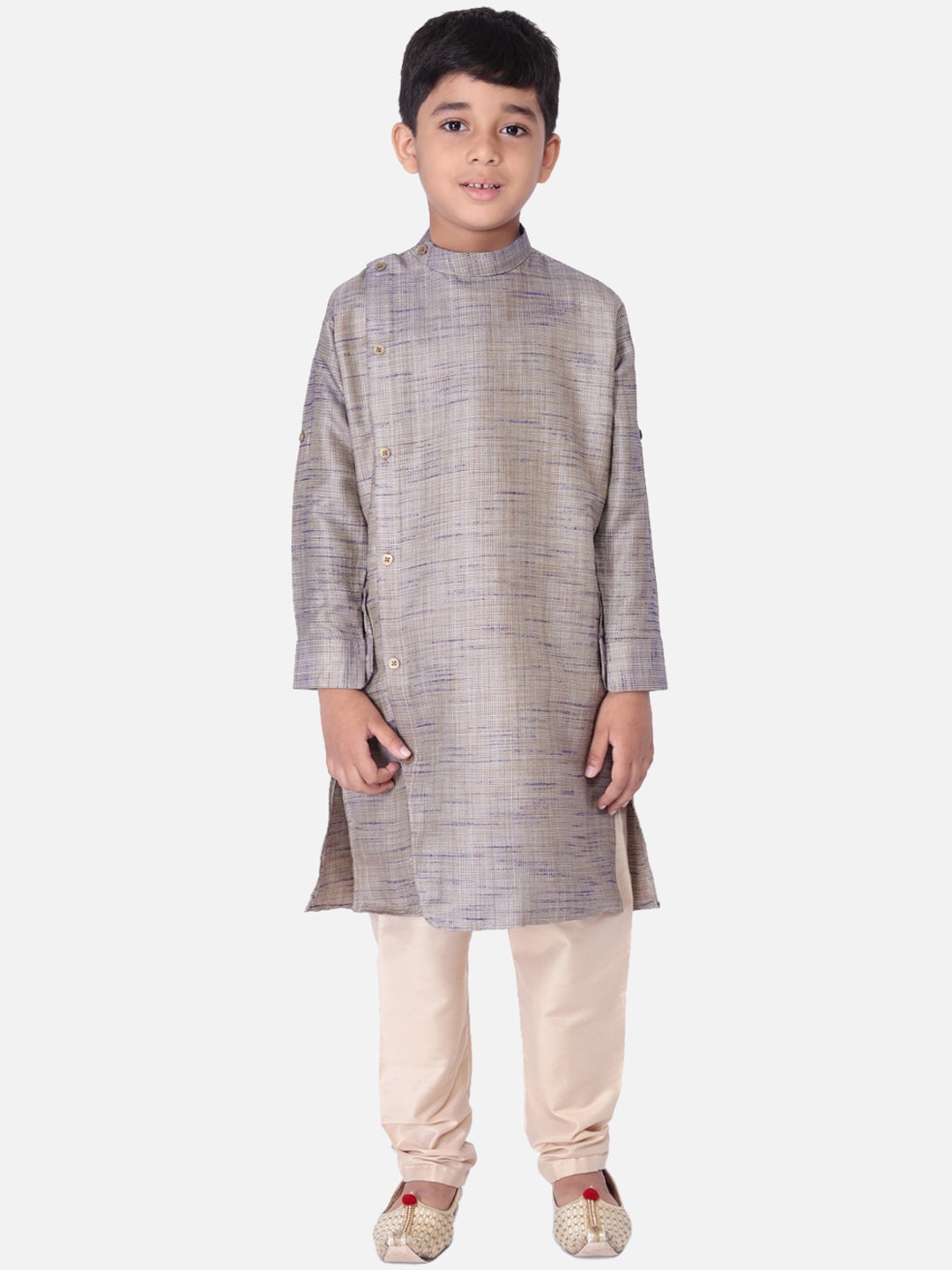 

TABARD Boys Blue & Beige Kurta