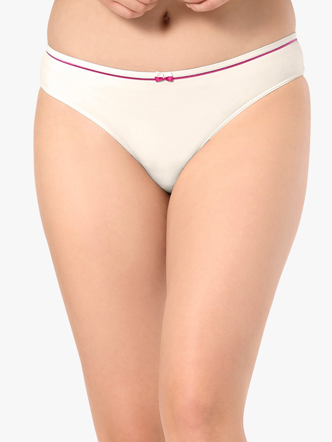 

Amante Women Solid Low Rise Bikini Brief - PAN10902, White