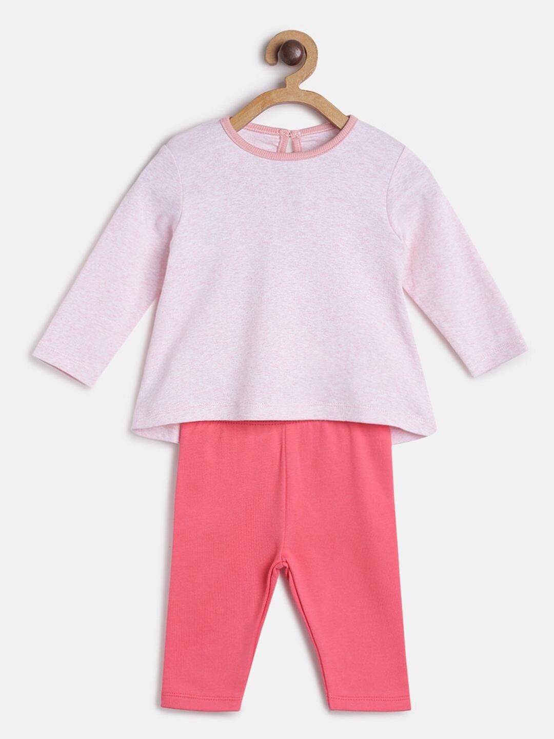 

MINI KLUB Girls Pink & Coral Top with Pyjamas