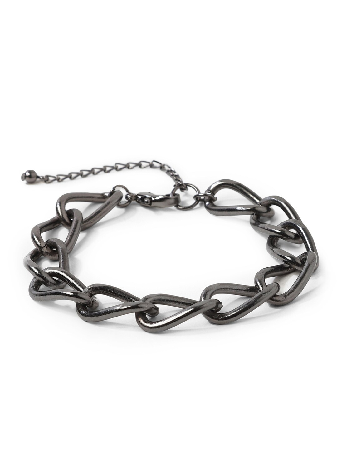 FOREVER 21 Women Silver Cable Chain Bracelet