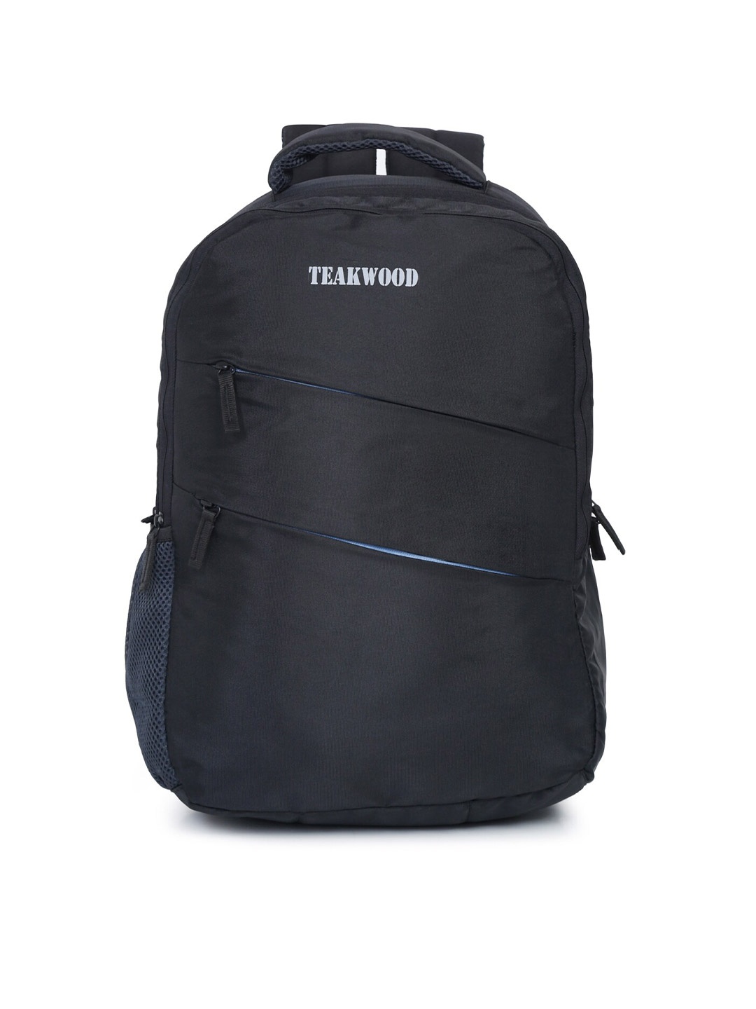 

Teakwood Leathers Unisex Black Solid Backpack