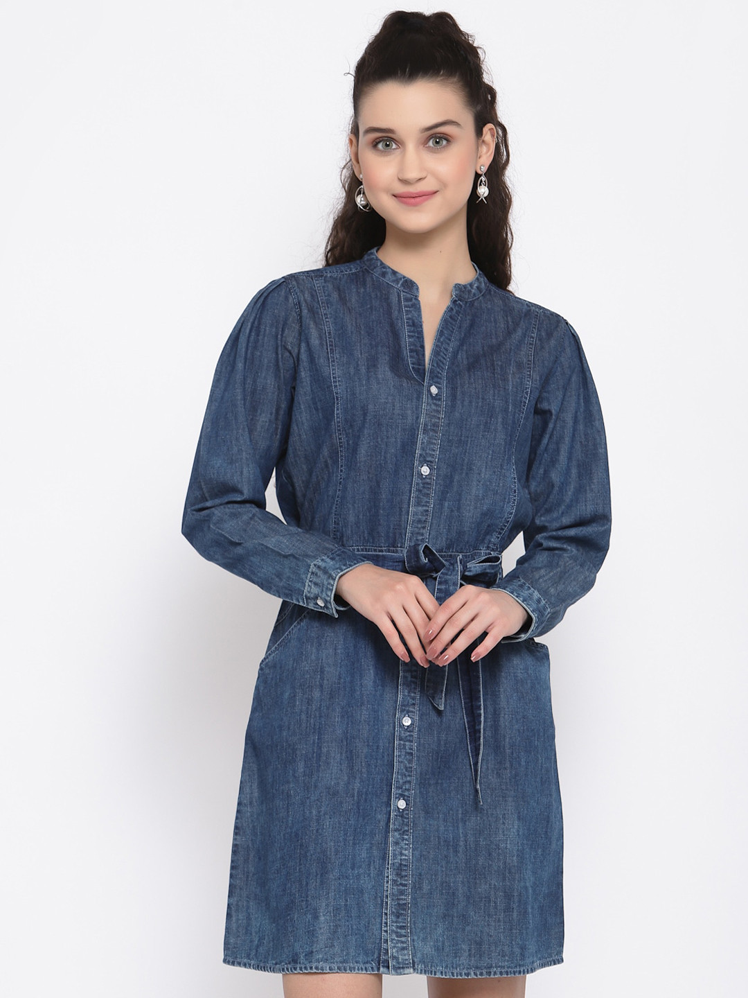 

Pepe Jeans Blue Shirt Dress
