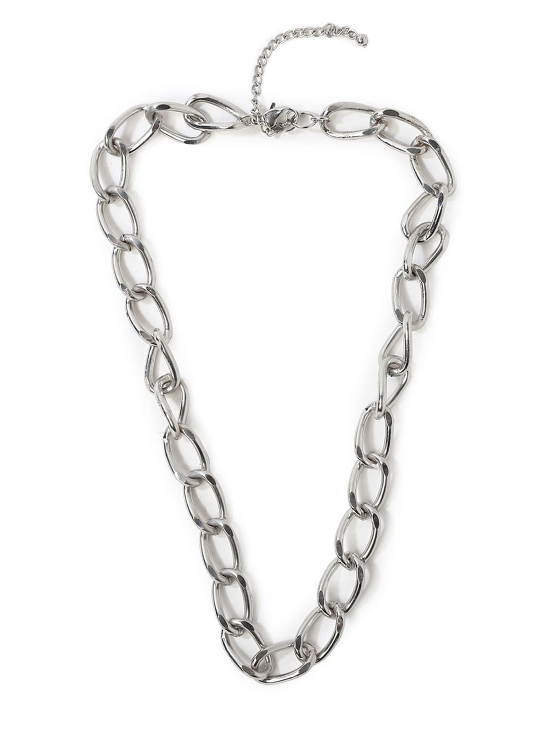 FOREVER 21 Silver-Toned Cable Chain