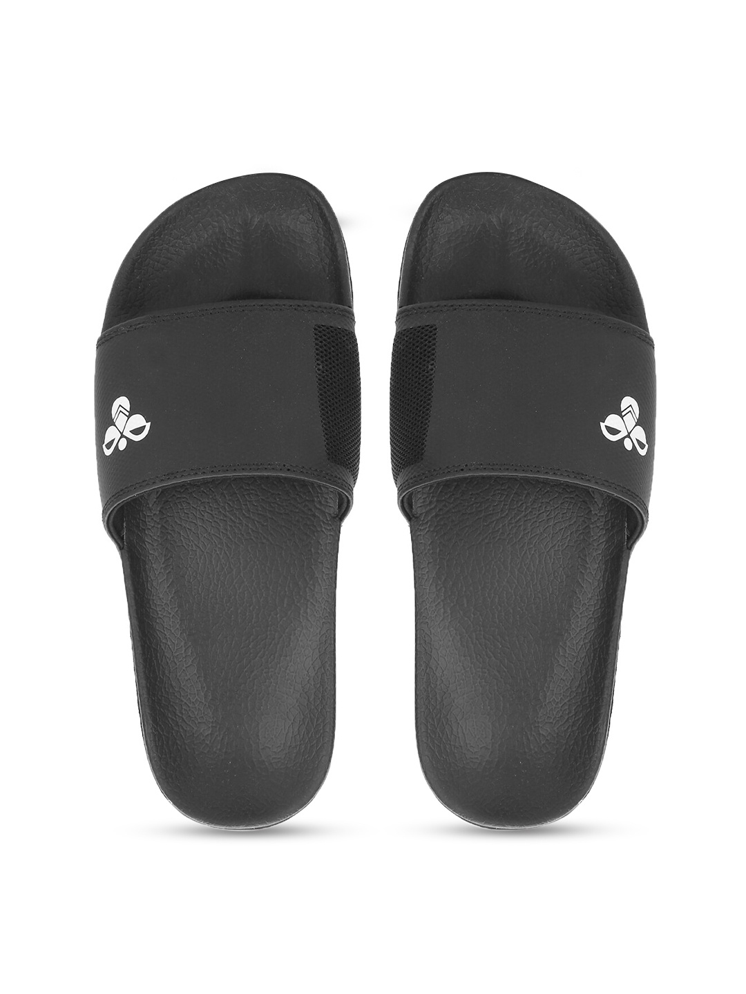 

hummel Unisex Black & Silver-Toned Embellished Clogs