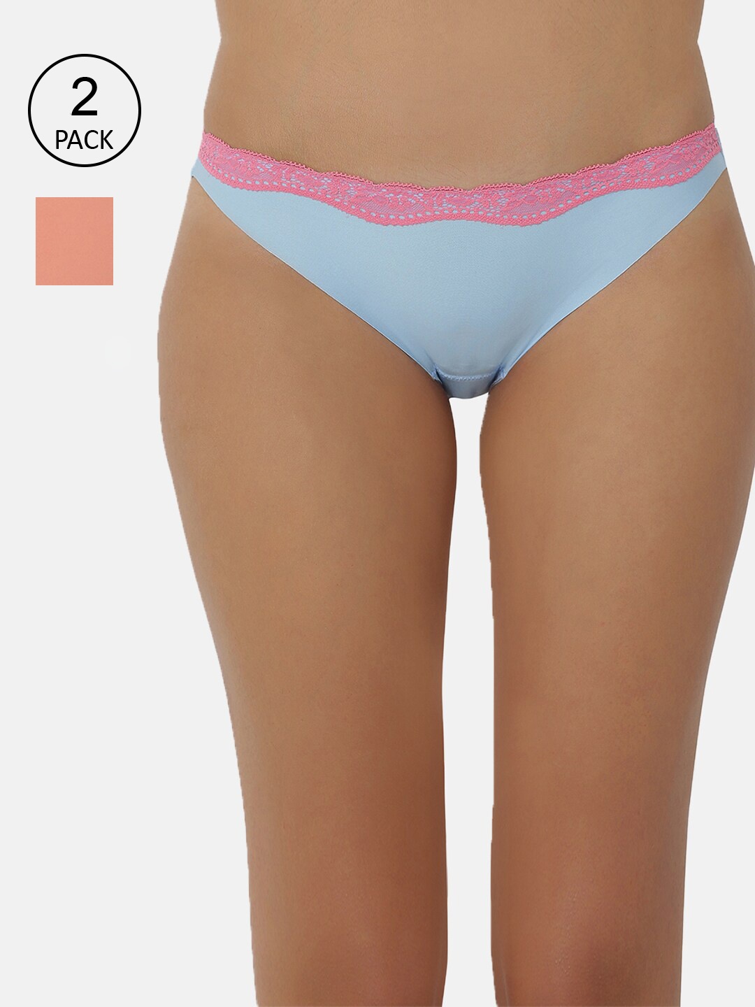 

Triumph Stretty 124 Tanga Independent Everyday Lace Brief - Pack of 2, Assorted