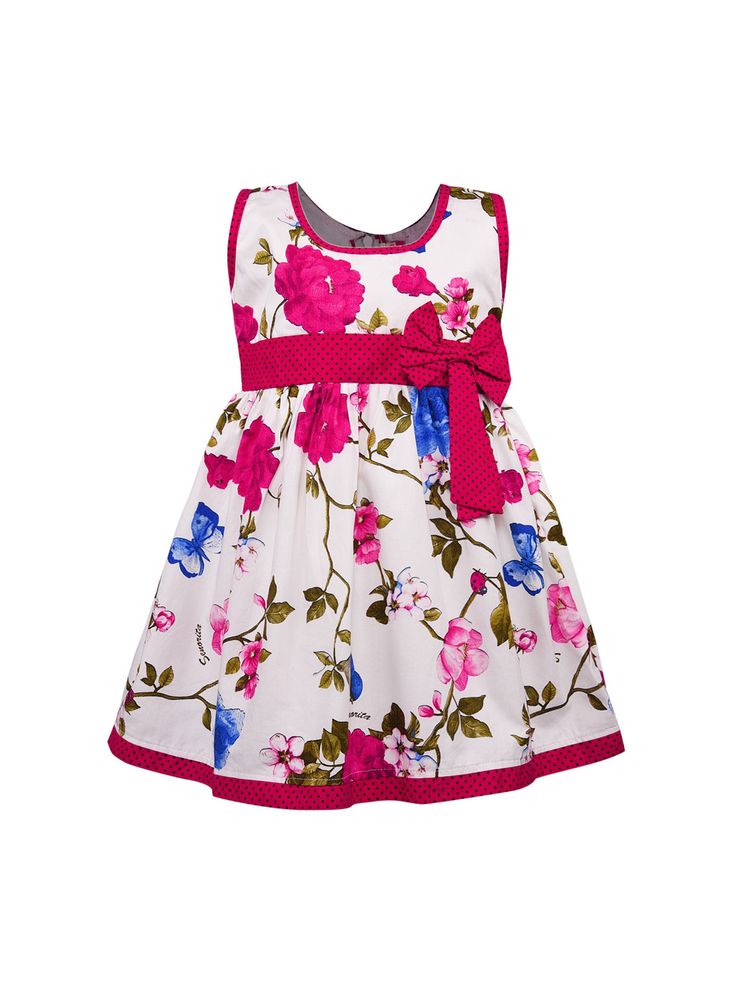 

Wish Karo Girls Pink & White Floral Dress