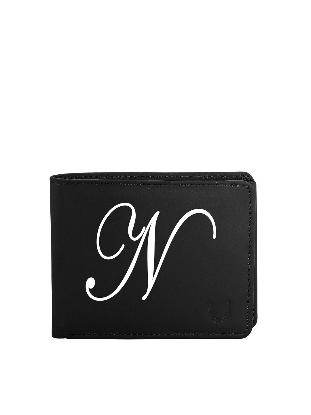

Blacksmith Men Black & White Graphic Printed PU Two Fold Wallet with SD Card Holder