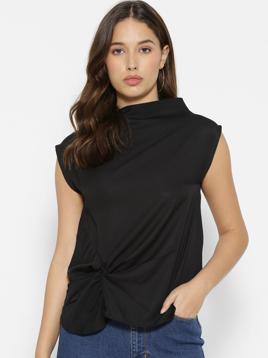 

FOREVER 21 Black Regular Top