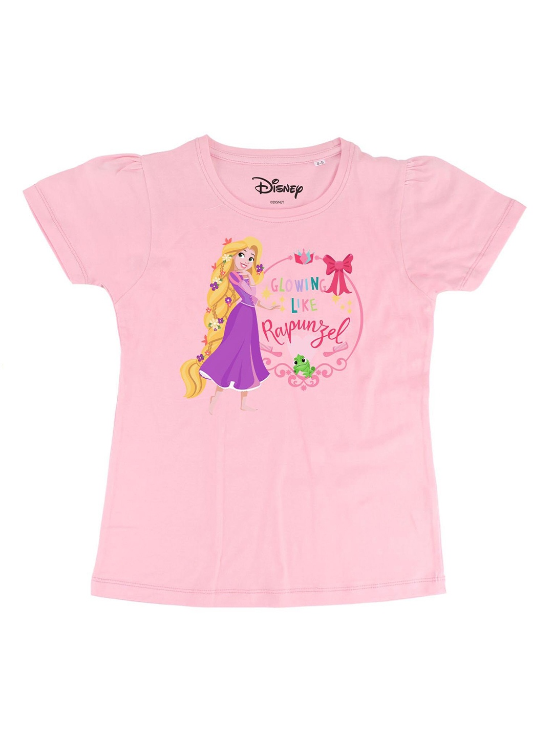 

Disney by Wear Your Mind Pink & Purple Regular Rapunzel Top