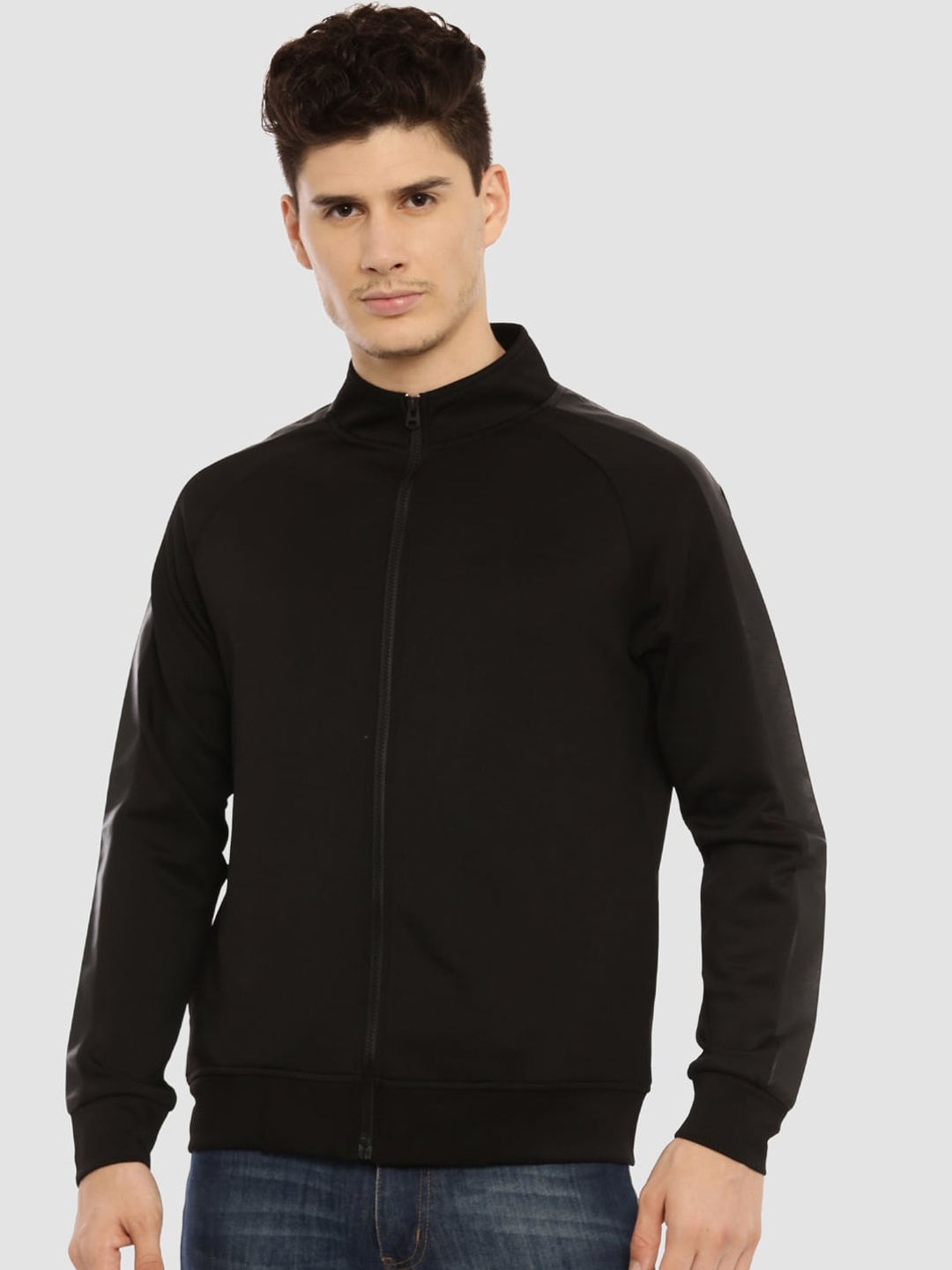 

MASH UNLIMITED Men Black Scuba Jacket