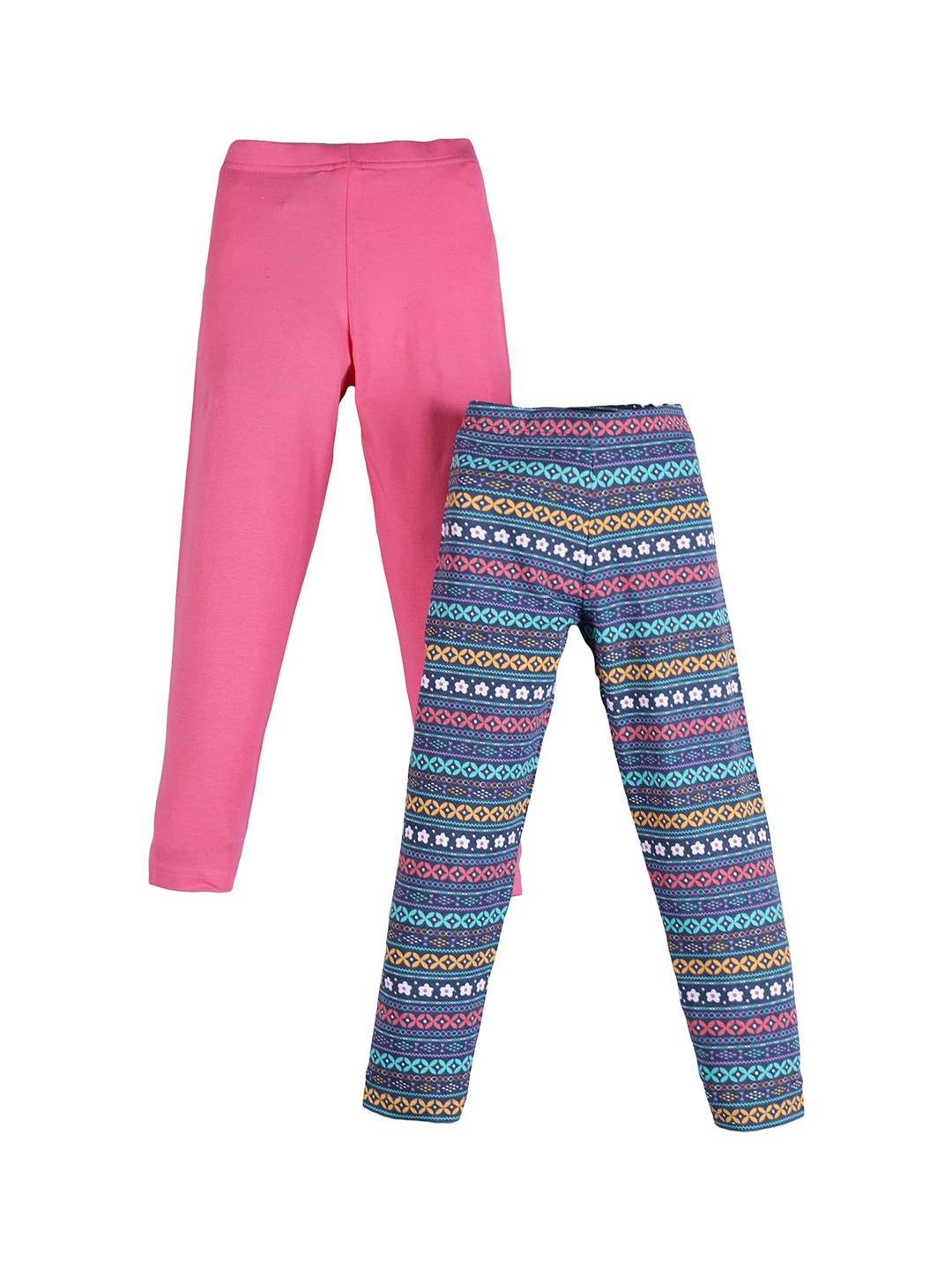 

PLUM TREE Girls Pack Of 2 Leggings, Navy blue