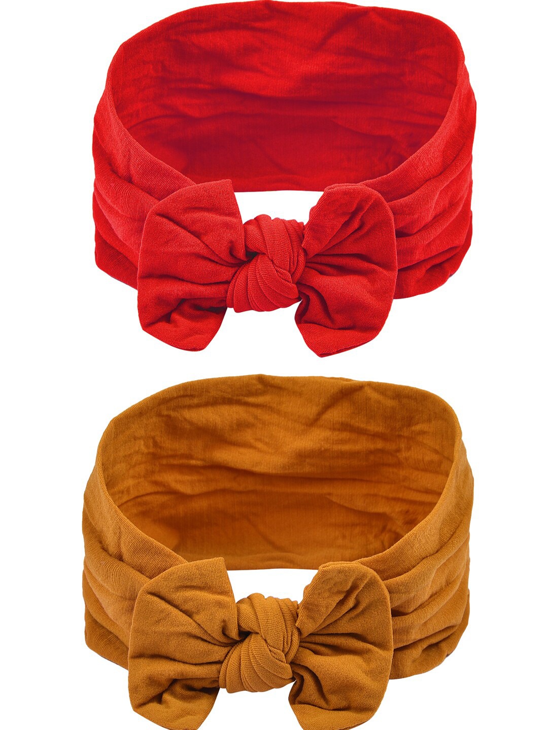 

AQUASTREET Girls Red & Brown Set of 2 Hairband