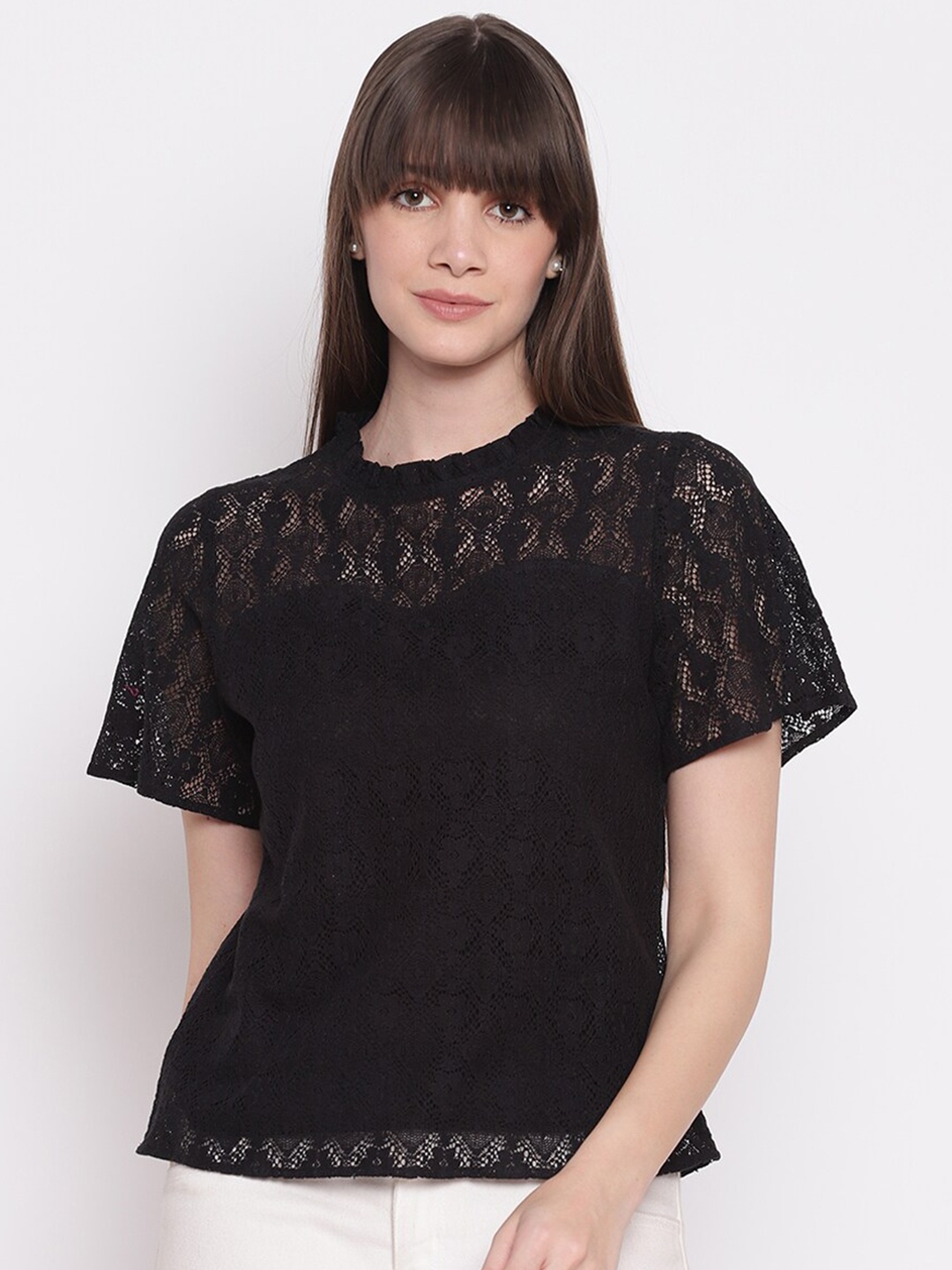 

sandy AND ritz Black Regular Top
