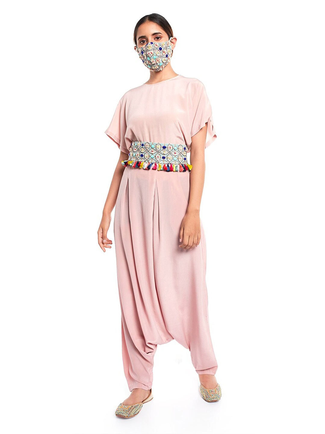 PS PRET BY PAYAL SINGHAL Women Pink Top with Dhoti Pants