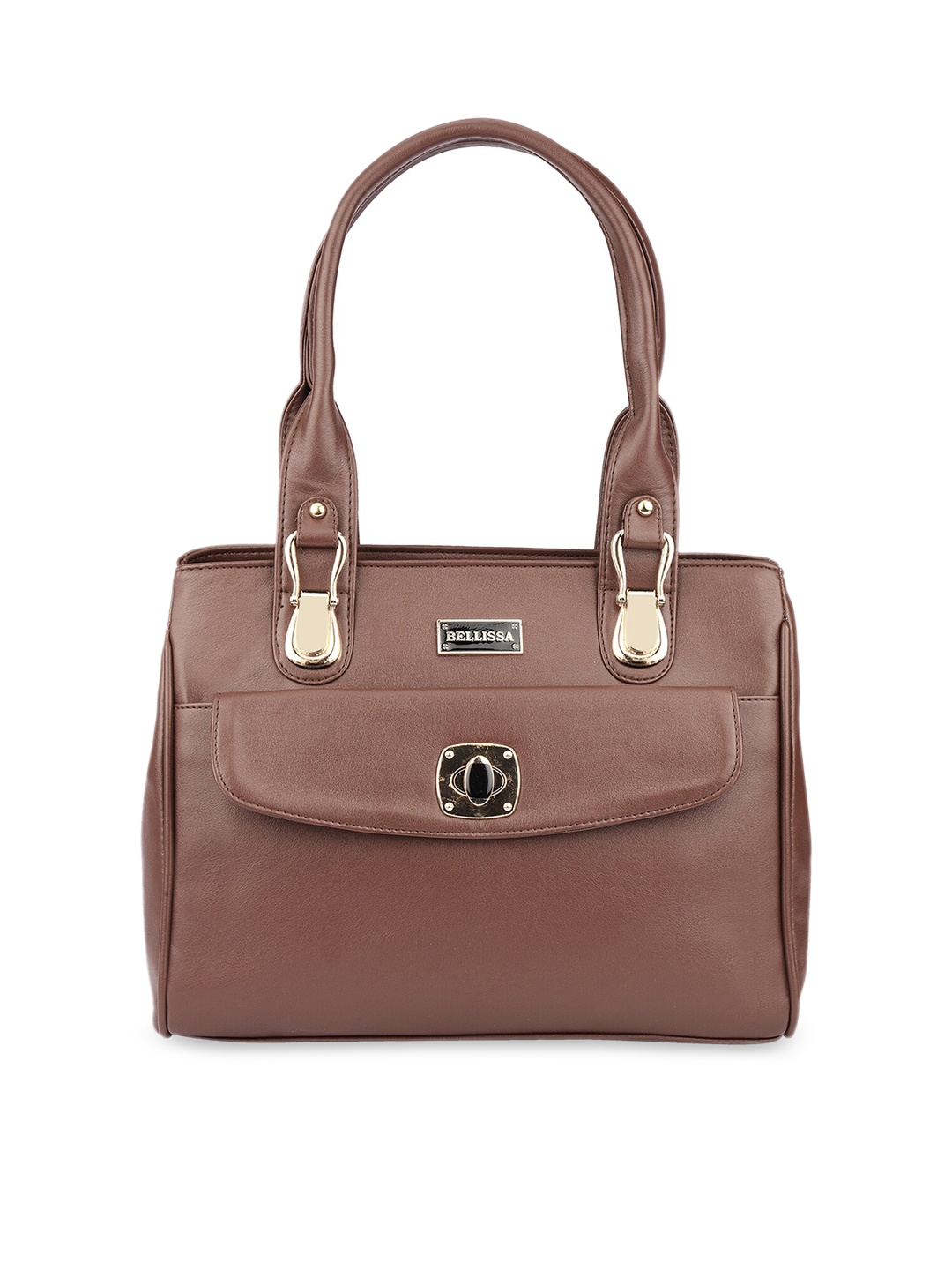 

Bellissa Tan PU Shopper Handheld Bag