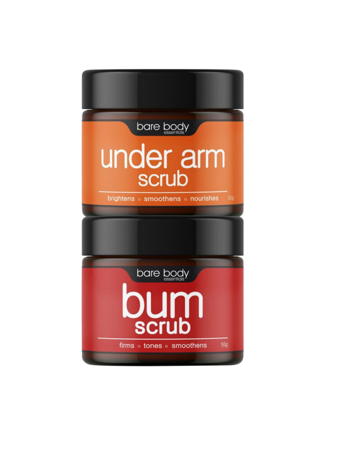 

Bare Body Essentials Women Super Scrubs Combo Under Arm Scrub & Bum Scrub 100 g, Multi