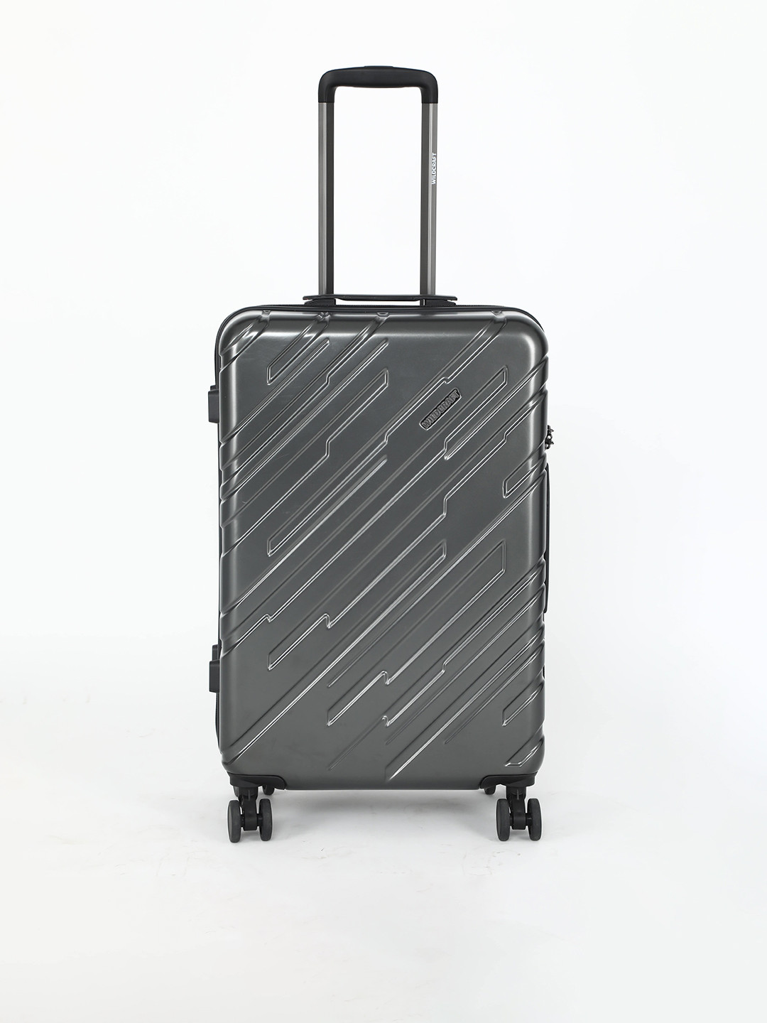 

Wildcraft Charcoal Textured Trolley Bag