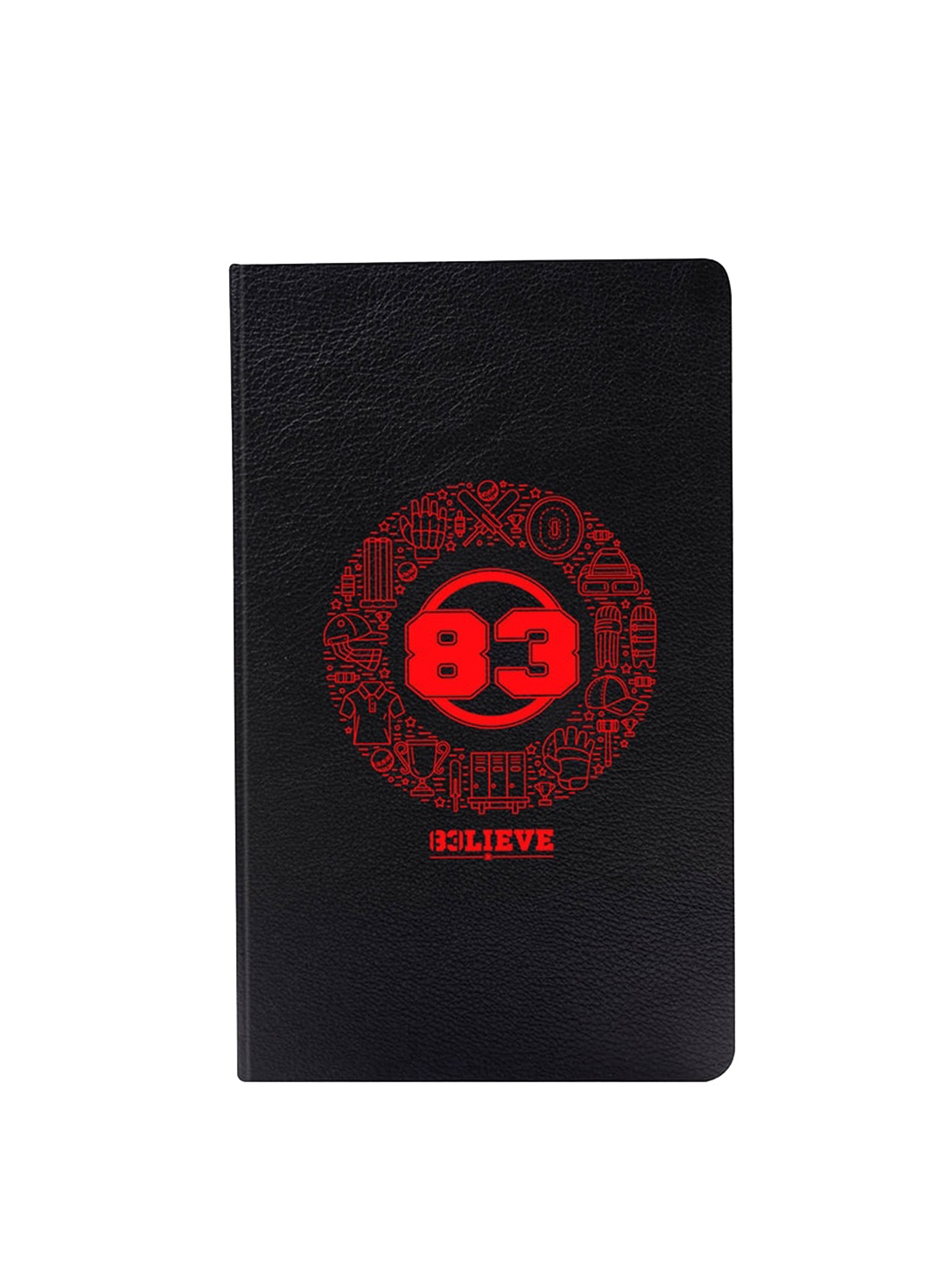 

Pennline 83 Alpha Graphic Ruled Notebook, Black