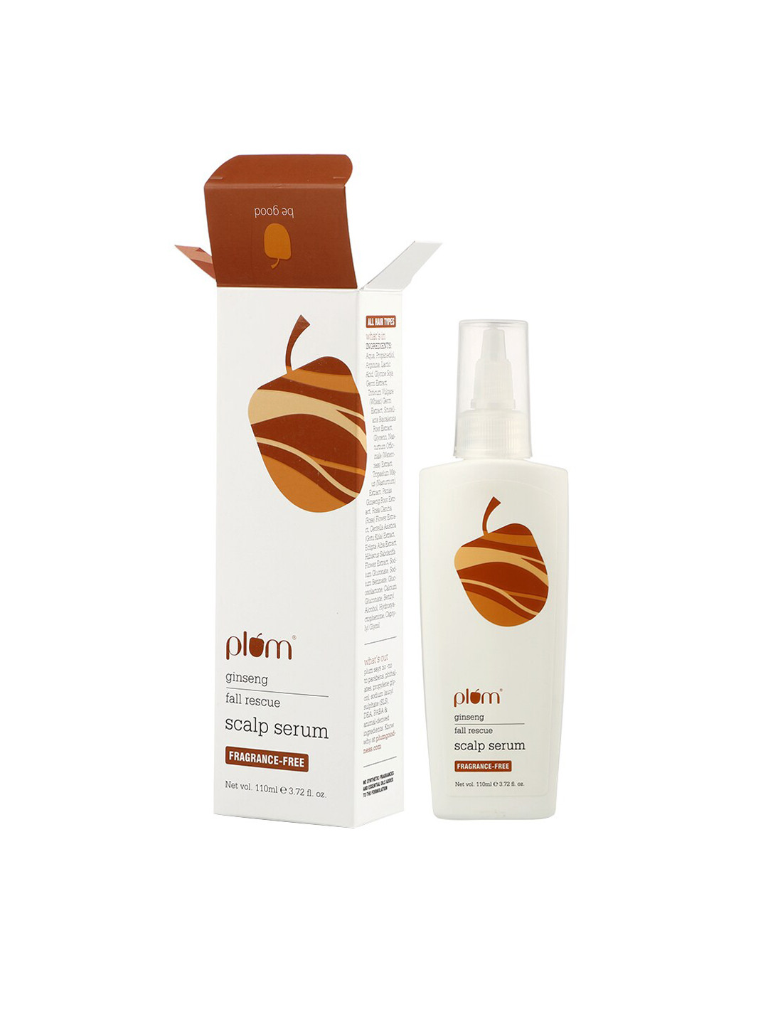 

Plum Unisex Ginseng Fall Rescue Scalp Serum- 110 ml, White