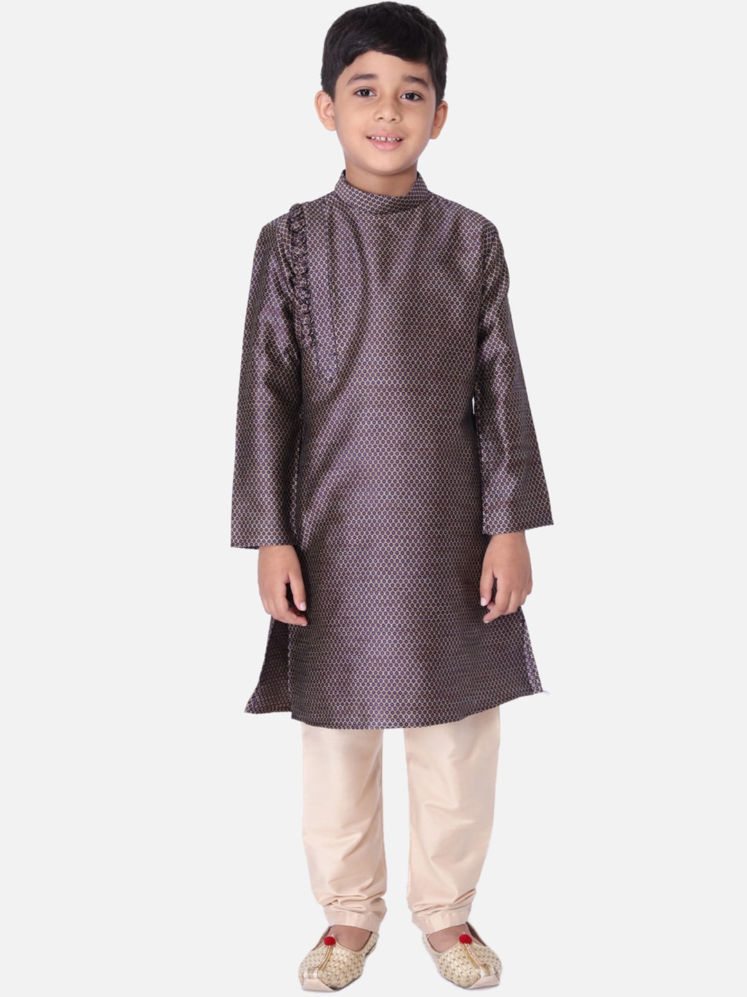

TABARD Boys Blue Thread Work Kurta